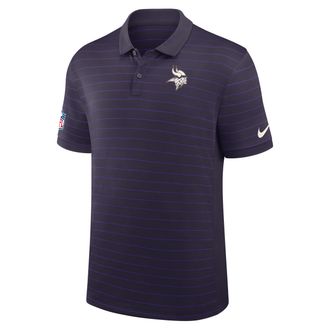 Nike Minnesota Vikings Rivalries Collection Sideline Victory Striped Nike Mens Dri-FIT NFL Polo in Purple | 03BG0CRG9M-5U0