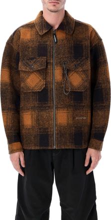 And Wander Wool Shaggy Plaid Jacket