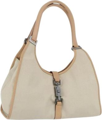 Gucci Pre-owned Shoulder Bags, female, Beige, Size: ONE SIZE Pre-owned Shoulder Bag