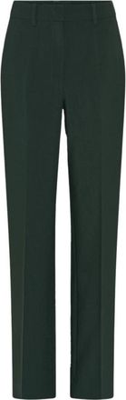 Bruuns Bazaar Cindy Sus BBEleza Broek - Dames - Straight fit broeken - Groen - S - Polyester - Broeken