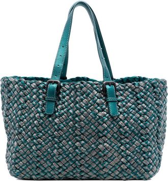 Bottega Veneta Pre-owned Bottega Veneta Medium Metallic Nappa Intrecciato Cesta Tote Ladies TE5FZQBU2Q6AEBP1