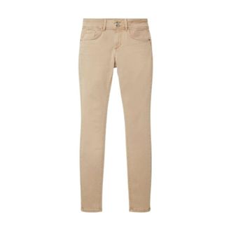Tom Tailor Dames, Jeans, Beige, Maat: 4XS L32