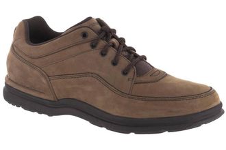 Rockport Mens World Tour Classic Shoes In Chocolate