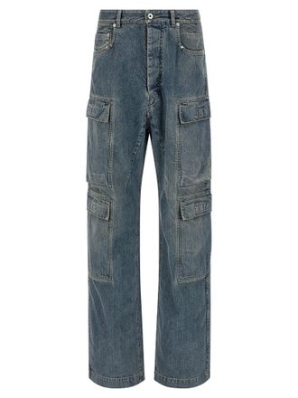 Rick Owens Cotton Cargo Mens Pants