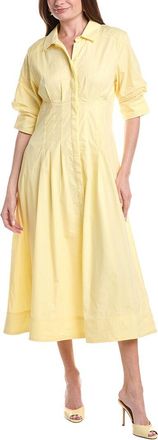 Vince Camuto Pleated Shirtdress