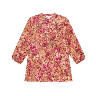 Maliparmi Blouses, female, Multicolor, Size: M Sweet Butterfly Shirt