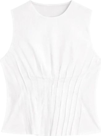 Semicouture Blouse - Dames - Blouses - Wit - L - Overhemden
