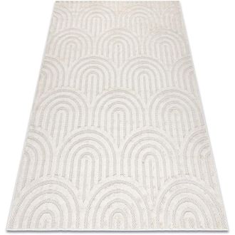 RugsX Rugsx - Alfombra Santo Sisal 0537 Geom&eacute;trica Blanco White 200x290 Cm