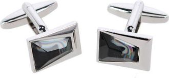 Trafalgar Store Reginal Rectangular Dapper Stone Cufflinks in Black at Nordstrom