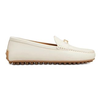 Tod's Tods, Loafers, female, White, Size: 7 1/2 US City Gommino Loafers