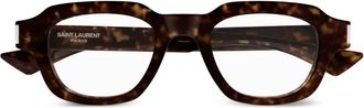 Saint Laurent Eyewear Occhiali squadrati - Marrone