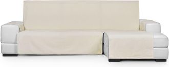 Eysa Funda de sof&aacute; chaise longue hidr&oacute;fugo derecha crudo 240 cm