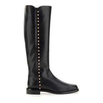 Stuart Weitzman High Boots, female, Black, Size: 9 US Pearl Riding Boot