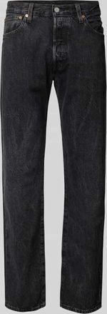 Levi's Straight Fit Jeans Modell 501 in Black, Größe 30/30