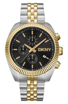 DKNY Chronograph Watch, 42mm in Black at Nordstrom
