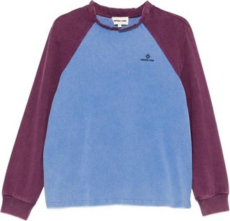Shushu/Tong Raglan-sleeve Logo-embroidered Sweater