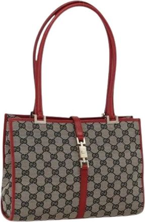 Gucci Pre-owned Handbags, female, Multicolor, Size: ONE SIZE Pre-owned Vintage GG Canvas Hand Bag