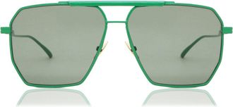 Bottega Veneta BV1012S 006 Mens Sunglasses Green Size 60