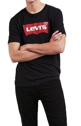 Levi's Heren T-Shirt in Zwart