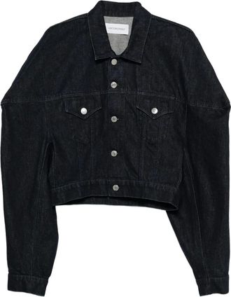 Viktor & Rolf Giacca denim con tasche applicate - Blu