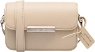 Off-white Beige Screw Mini Crossbody Bag