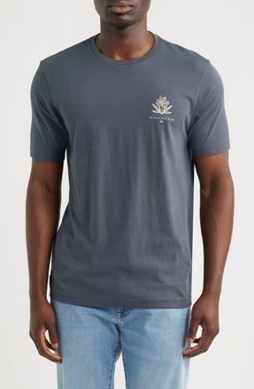 Travis Mathew Balance Fund Cotton T-Shirt in Ebony at Nordstrom, Size Xx-Large