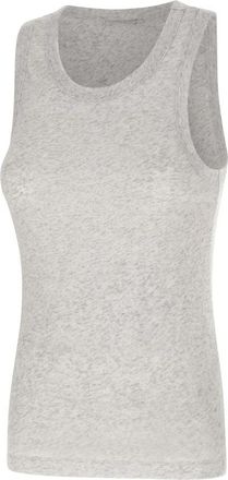 Entire studios Sheer Tank - Dames - Tops zonder mouwen - Grijs - L - Katoen - Tops