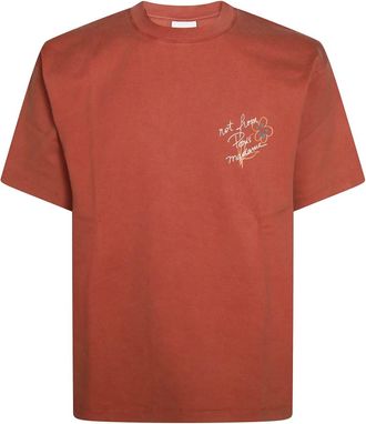 Dr&ocirc;le de Monsieur Hombre, Camisetas, Naranja, Talla: S