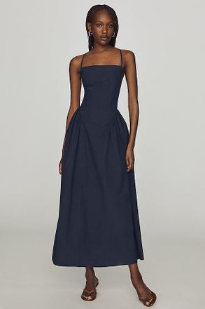 Pistola Denim Sadee Square-Neck Maxi Dress