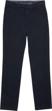 Brooks Brothers Stretch Cotton Chinos - Heren - Chinos - Blauw - W34 - Katoen - Broeken