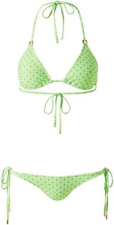 Melissa Odabash Key West Lime Links Bikini - Dames - Bikinis - Groen - M - Badmode