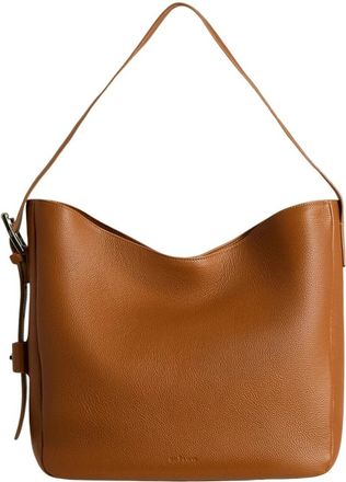 Kiton Leren Avondtas - Dames - Schoudertassen - Bruin - ONE Size - Katoen - Tassen