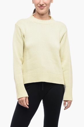 Jil Sander Pullover Girocollo in Misto Cashmere Jil Sander