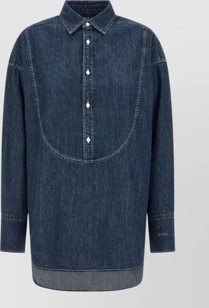 Polo Ralph Lauren denim asymmetric long-sleeve shirt