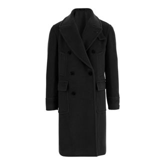 Tagliatore C-Sherry Coat - Heren - Mantel - Zwart - L - Wol - Jassen
