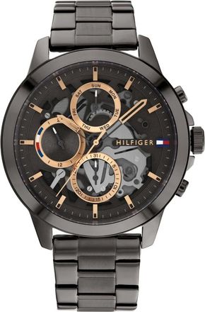 Tommy Hilfiger Accessoires, Heren, Grijs, ONE Size, Henry Watch