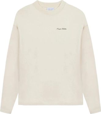 Maison Labiche Plichon Sweatshirt - Heren - Sweatshirts - Wit - M - Hoodies & sweatvesten