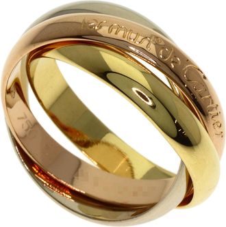Cartier Trinity Yellow Gold (18K) Pink Gold (18K) White Gold (18K) Band Ring (Pre-Owned)