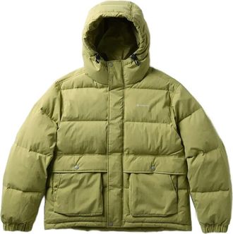 Snow Peak hooded padded jacket - Green