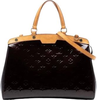 Louis Vuitton Pre-owned Handbags, female, Purple, Size: ONE SIZE Pre-owned Brea MM