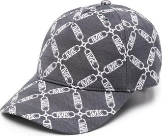 Michael Kors logo-jacquard twill cap - unisex - Polyester/Cotton/Polyester - One Size - Black