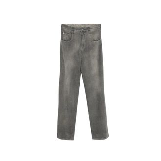 Ermanno Scervino Dames, Jeans, Grijs, Maat: 2XS Denim