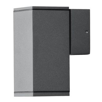 Konstsmide L&aacute;mpara Led De Pared Monza Individual Cuadrada Gris Oscuro Konstsmide