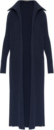 Balenciaga Lange cardigan met zakken - Dames - Vesten - Blauw - S - Katoen - Truien & Vesten