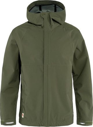 Fj&auml;llr&auml;ven High Coast Hydratic Trail Jacket Mens Clothing Laurel Green : 2XL, Polyester/Polyamide