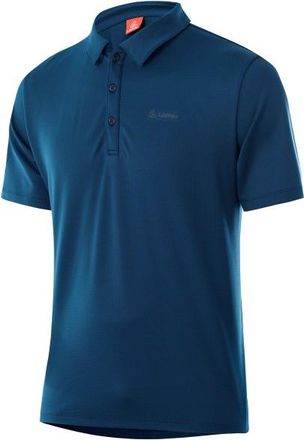 LOEFFLER Poloshirt Tencel Comfort Fit Polo-Shirt f&uuml;r Herren | blau