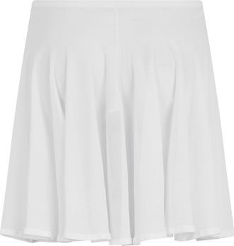 Alaia Womens Mini Skirt Fine-Knit White Viscose