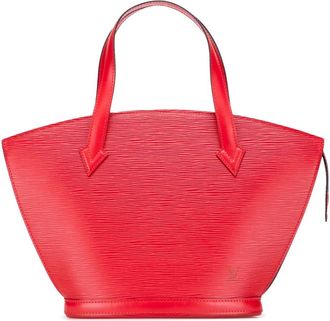 Louis Vuitton Borsa a mano Saint Jacques PM Short Strap in pelle Epi 1995 - Rosso