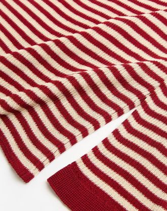 Valentino Maglia In Seta Donna ROSSO/ECRU XXS