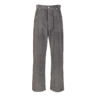 Bottega Veneta Trousers - male - Bottega Veneta - Wide Trousers - Gray - XL - Trousers